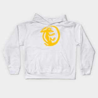 Orange Iguanas Kids Hoodie